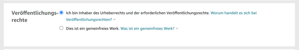 veröffentlichunsgrechte 