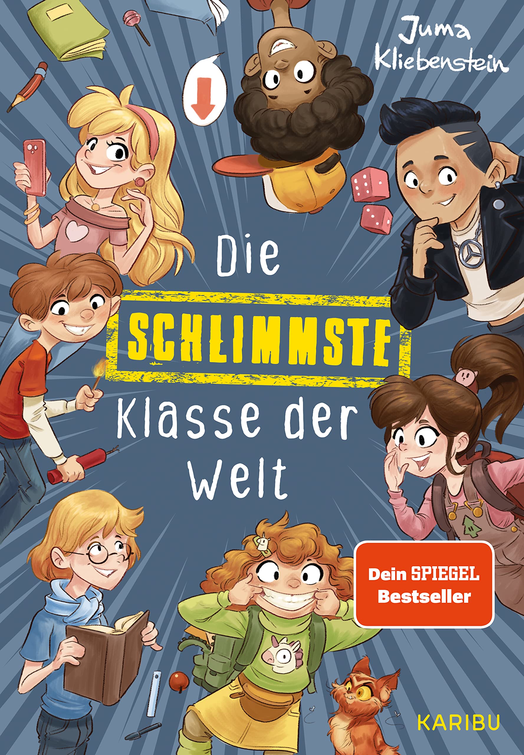 Spritzig-freches Kinderbuch mit vielen lustigen Illustrationen für Kinder ab 10 Jahren