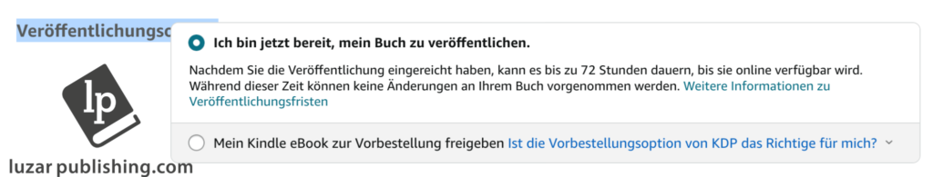 manuskript amazon kdp